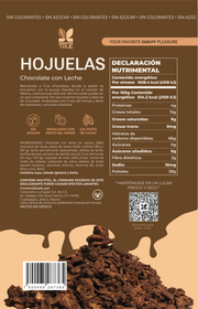 Información nutrimental e ingredientes de True Hojuelas chocolate con leche, 200 g
